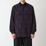 GUSSET SLEEVE CORDUROY COLLAR SHIRT