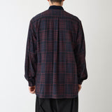 GUSSET SLEEVE CORDUROY COLLAR SHIRT