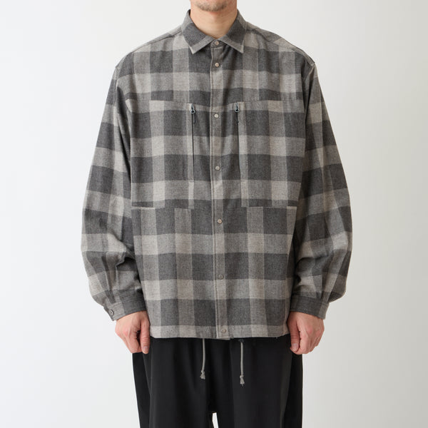 GUSSET SLEEVE SHIRT BLOUSON