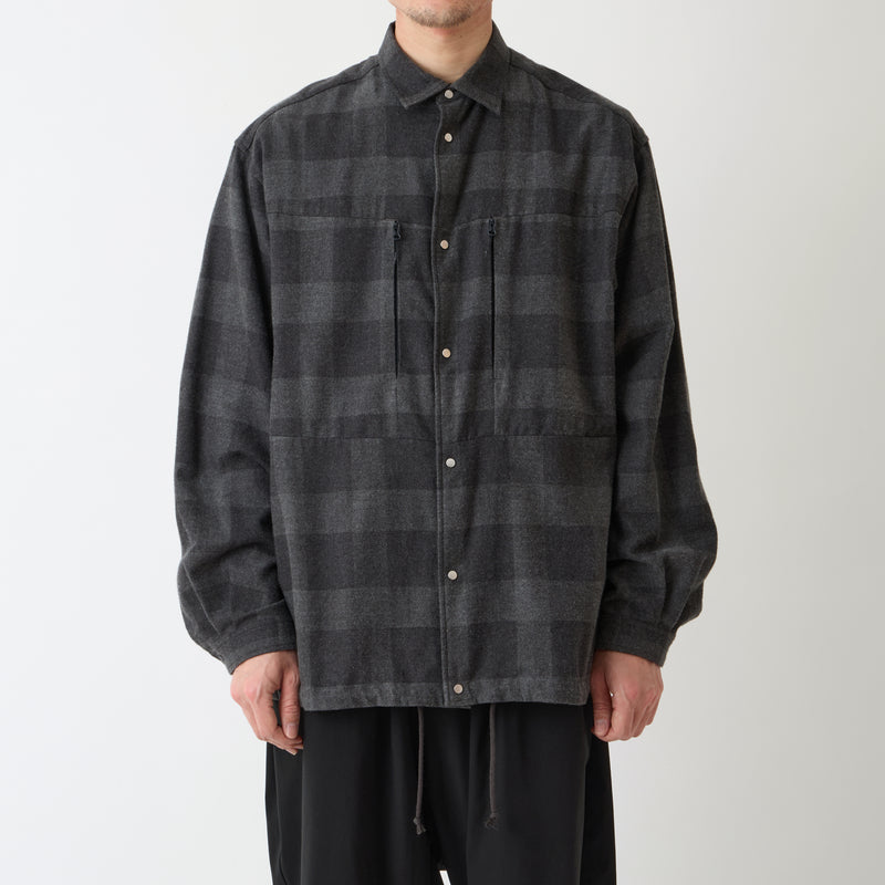 GUSSET SLEEVE SHIRT BLOUSON