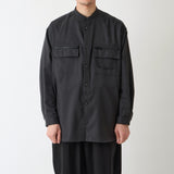 BAND COLLAR MULTI POCKET SHIRT
