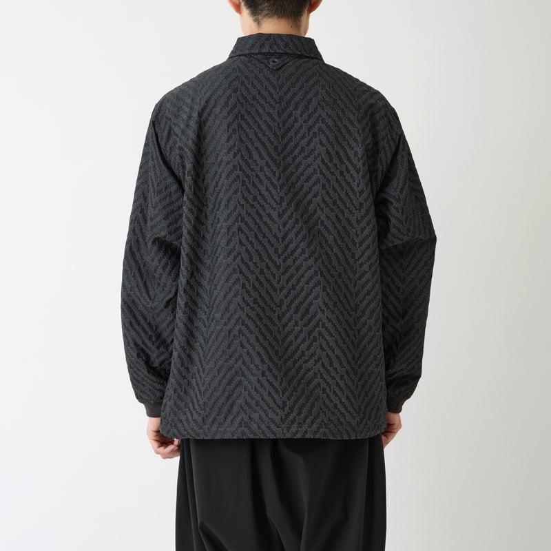 WINDSTOPPER HERRINGBONE JACQUARD COACH JACKET