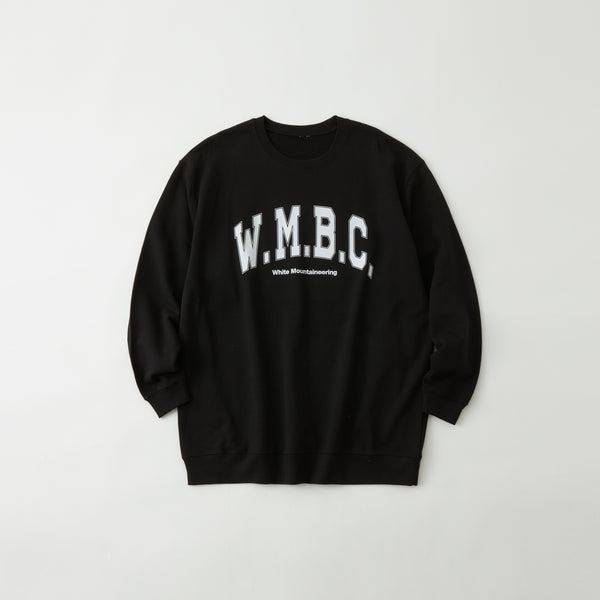 WMBC COLLEGE LOGO SWEATSHIRT - White mountaineering®︎