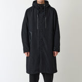 DiAPLEX HERRINGBONE JACQUARD HOODED COAT