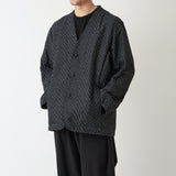 HERRINGBONE JACQUARD JACKET