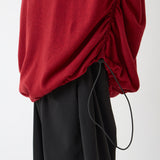 SHIRRING PULLOVER