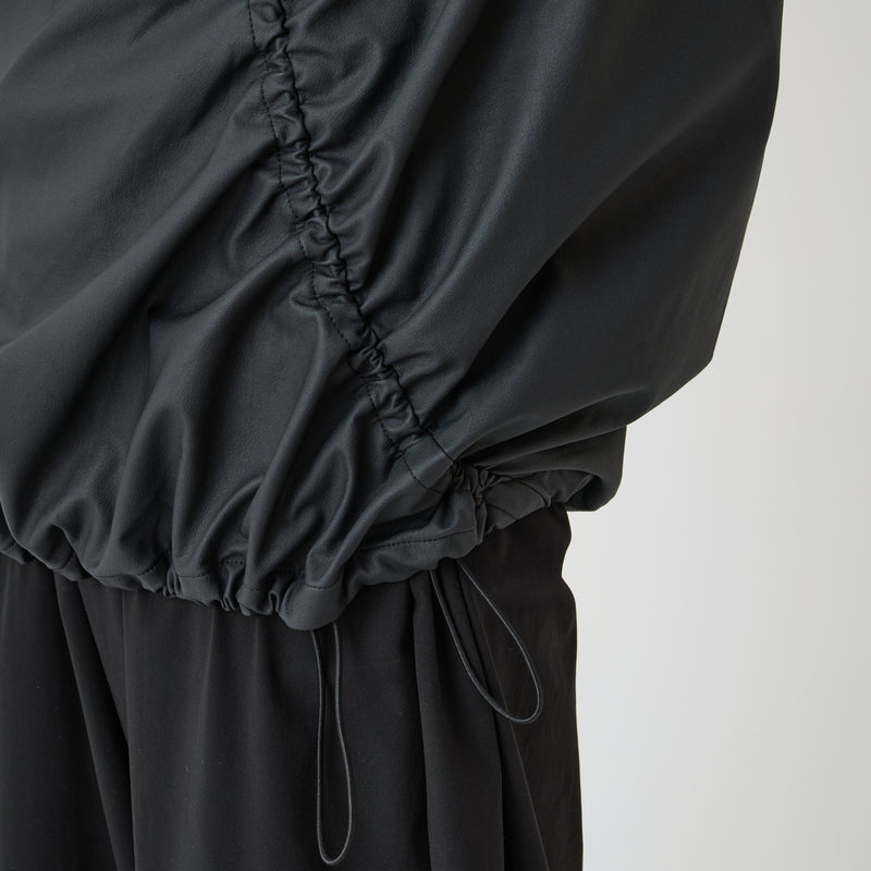 SYNTHETIC LEATHER PULLOVER