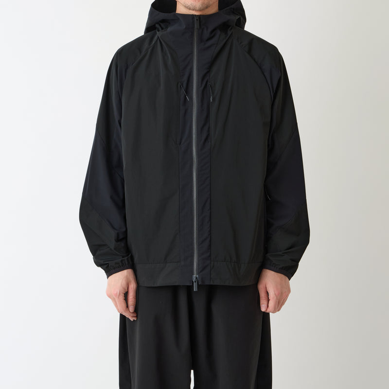 White Mountaineering パーカー 黒 0220824Y0027 White Mountaineering / ホワイトマウンテニアリング】POLYESTER