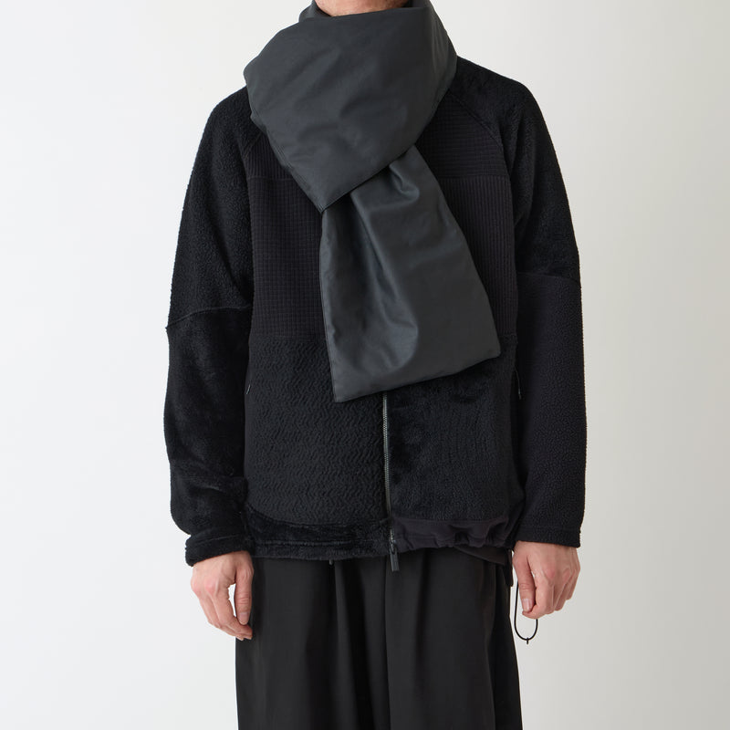 WM × TAION SYNTHETIC LEATHER DOWN MUFFLER