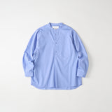 BAND COLLAR SMOCK SHIRT