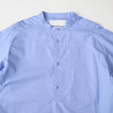 BAND COLLAR SMOCK SHIRT