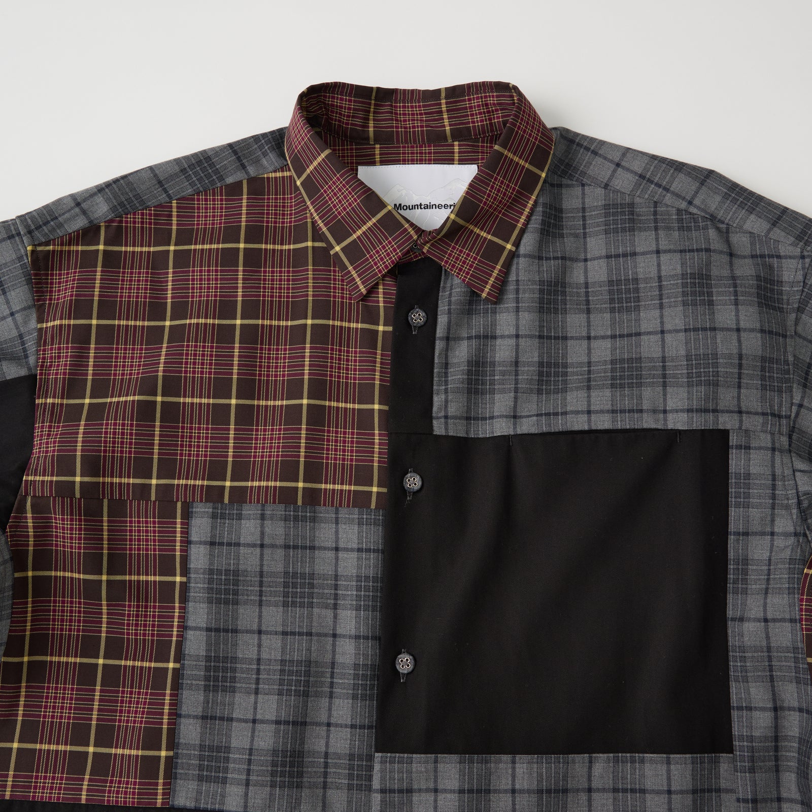 CHECK PATCHWORK SHIRT – White Mountaineering OFFICIAL WEB SITE.