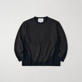RACCOON KNIT CREW NECK PULLOVER