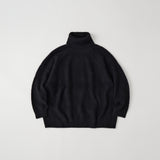 RACCOON POPCORN KNIT TURTLE NECK PULLOVER