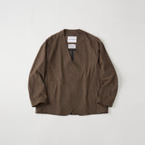 COLLARLESS JACKET