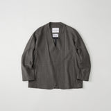 COLLARLESS JACKET