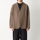 COLLARLESS JACKET