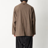 COLLARLESS JACKET