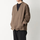 COLLARLESS JACKET