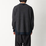 RACCOON KNIT CREW NECK PULLOVER