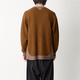 RACCOON KNIT CREW NECK PULLOVER