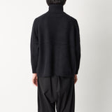 RACCOON POPCORN KNIT TURTLE NECK PULLOVER