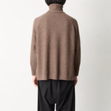 RACCOON POPCORN KNIT TURTLE NECK PULLOVER