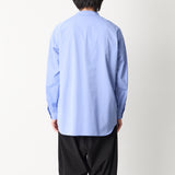 BAND COLLAR SMOCK SHIRT