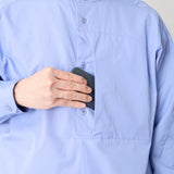 BAND COLLAR SMOCK SHIRT