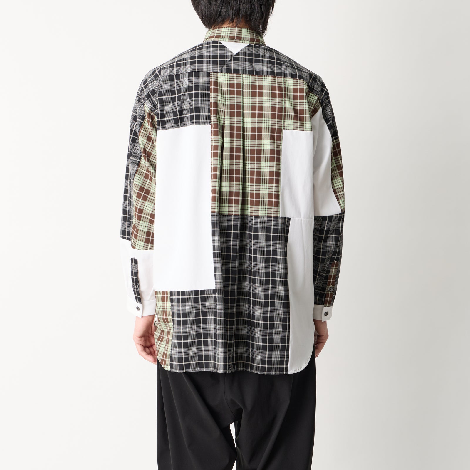 CHECK PATCHWORK SHIRT – White Mountaineering OFFICIAL WEB SITE.