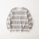 STRIPE JACQUARD PULLOVER