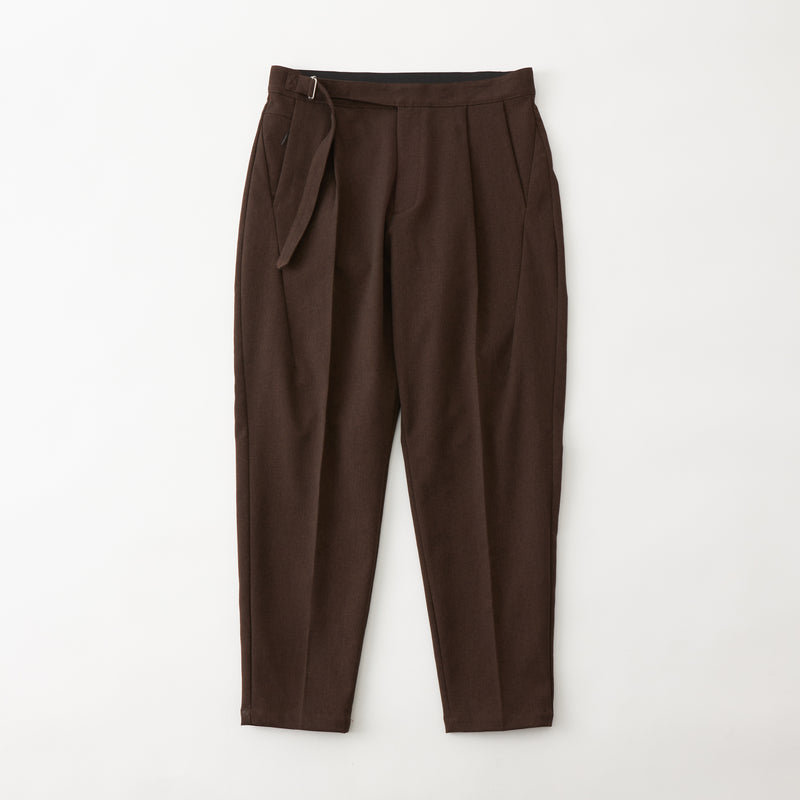 1 TUCK STRETCH PANTS