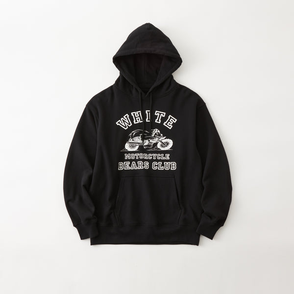 WHITE MOTORCYCLE BEARS CLUB HOODIE