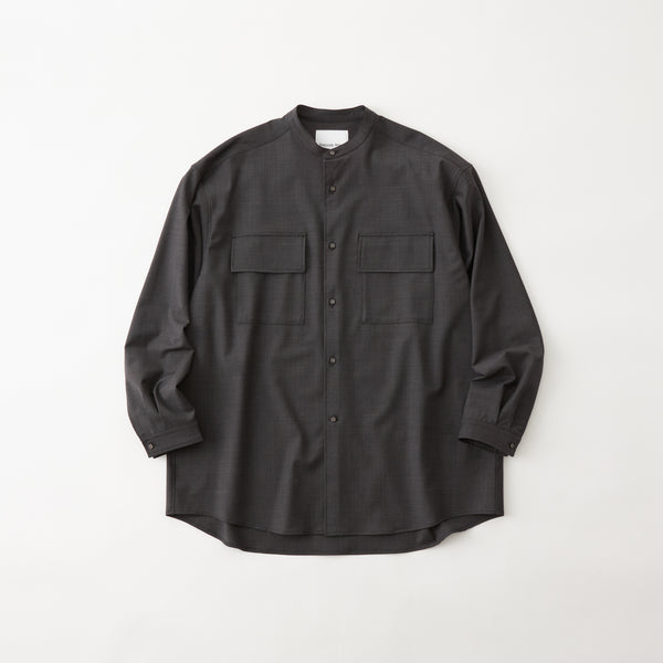 STRETCH BAND COLLAR SHIRT