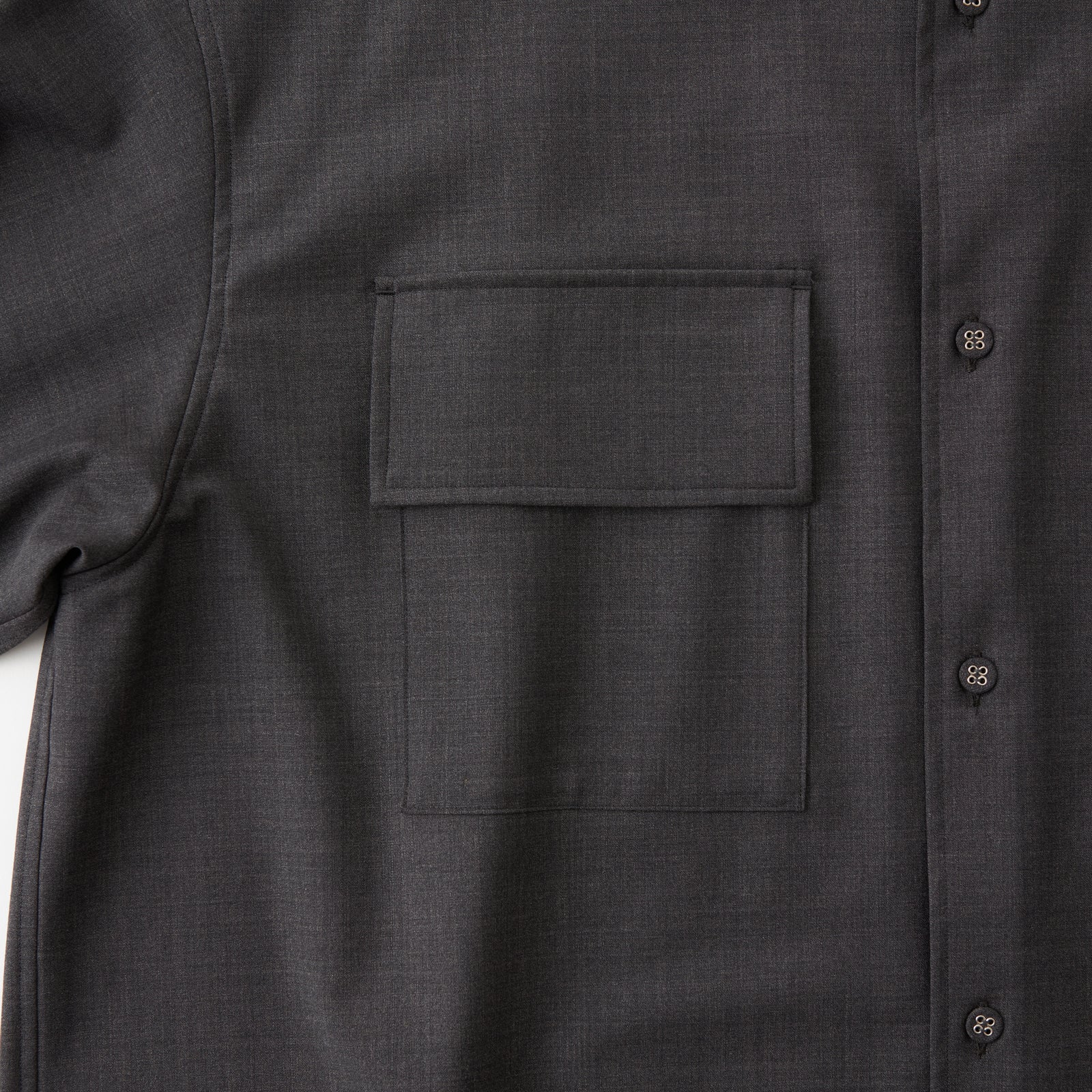 STRETCH BAND COLLAR SHIRT - White Mountaineering®︎ – White