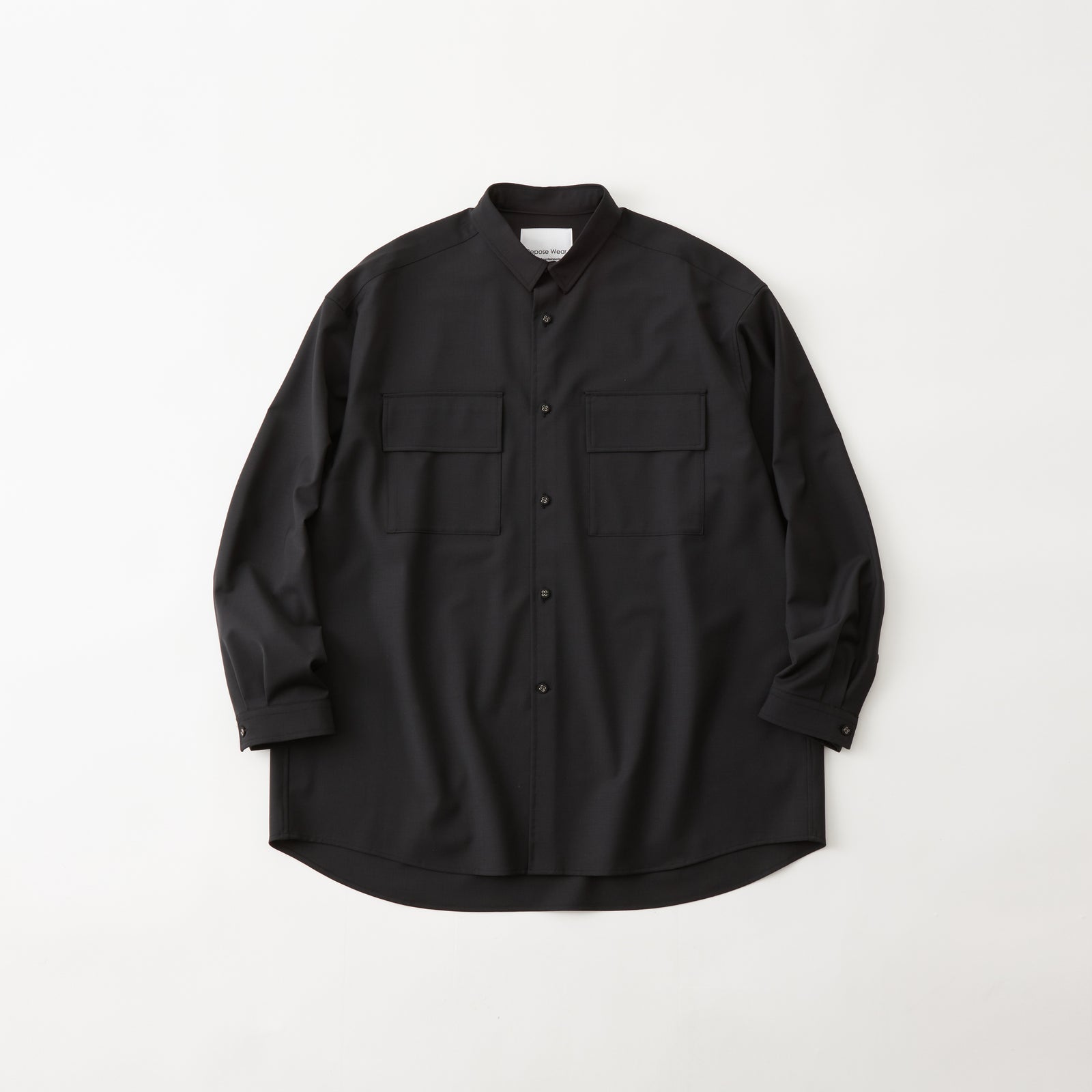 か*な様 WHITE MOUNTAINEERING ボタニカルシャツ ネイビー STRETCH BAND COLLAR SHIRT - White Mountaineering®︎ – White