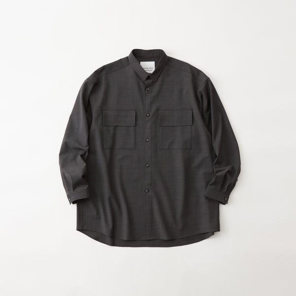 STRETCH BAND COLLAR SHIRT - White Mountaineering®︎ – White