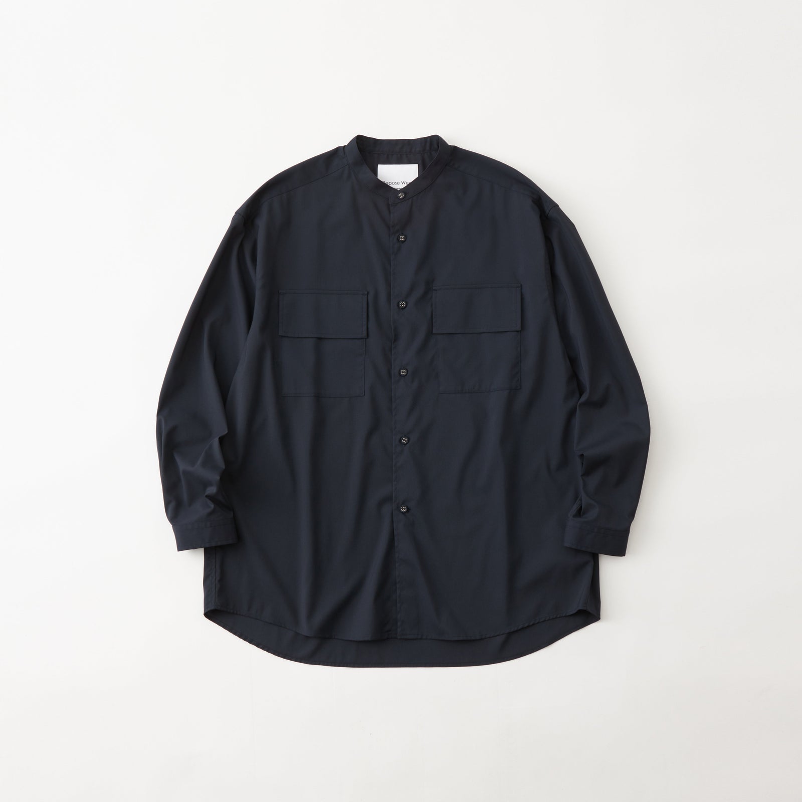 BAND COLLAR SHIRT - White mountaineering®︎ – White Mountaineering OFFICIAL  WEB SITE.