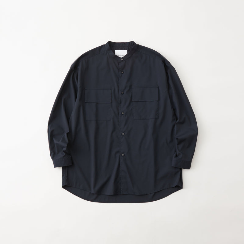 BAND COLLAR SHIRT