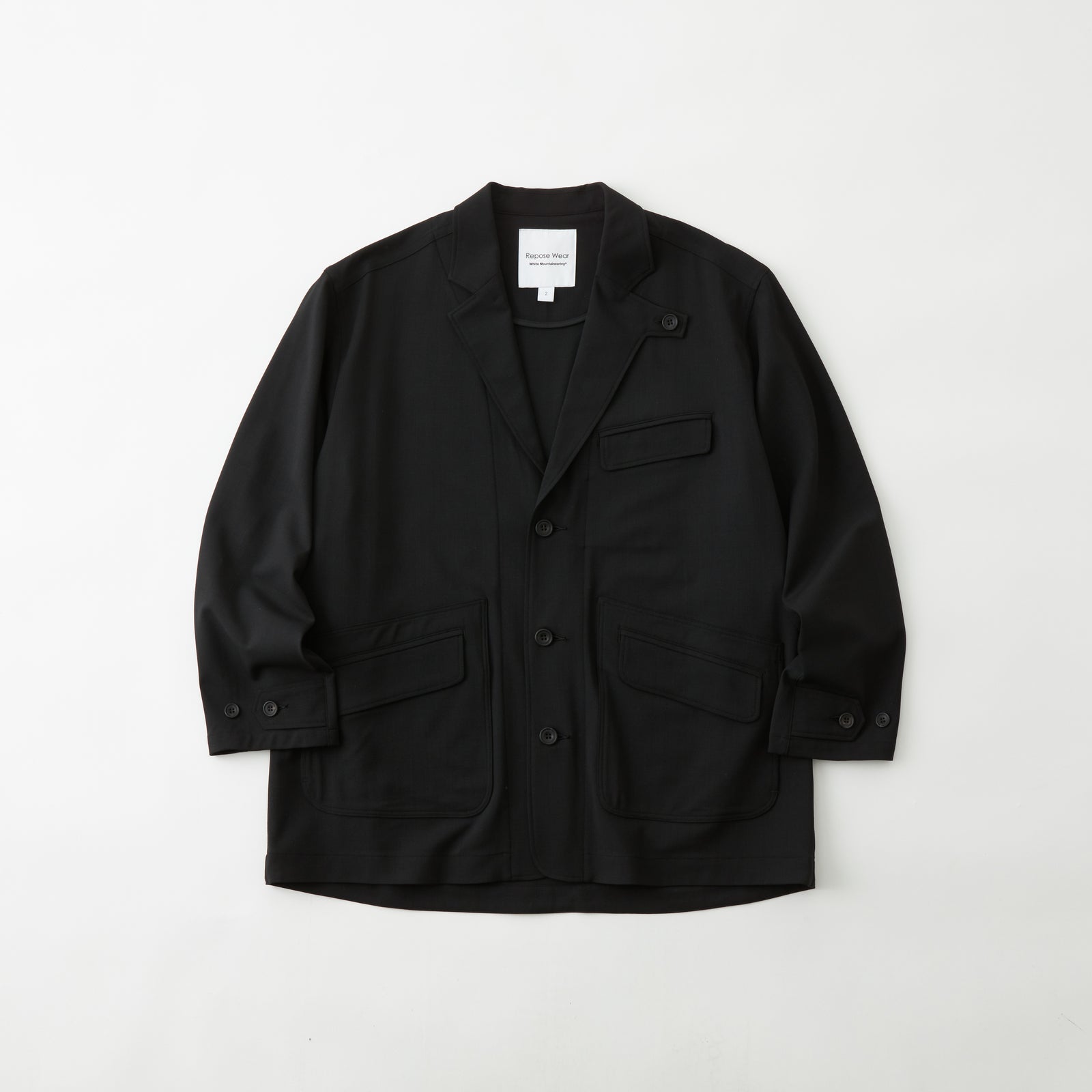 White Mountaineering BLK テーラードジャケット White Mountaineering BLK テーラードジャケット WHITE