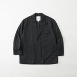 STRETCH TWILL LAPEL JACKET