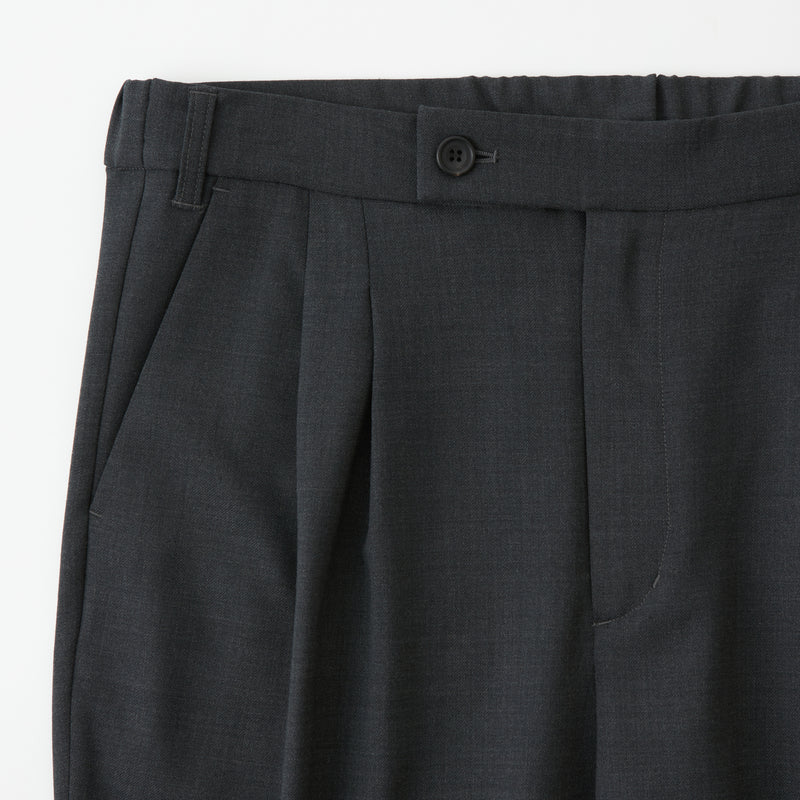 STRETCH TWILL 2 TUCK PANTS