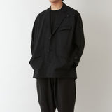 STRETCH TWILL LAPEL JACKET