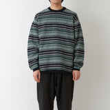 STRIPE JACQUARD PULLOVER