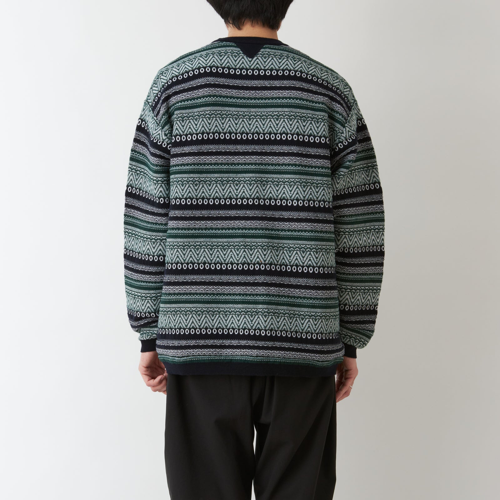 STRIPE JACQUARD PULLOVER - White Mountaineering®︎ – White Mountaineering  OFFICIAL WEB SITE.