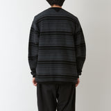 STRIPE JACQUARD PULLOVER