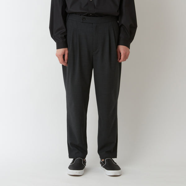 STRETCH TWILL 2 TUCK PANTS