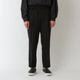 STRETCH TWILL 1 TUCK PANTS