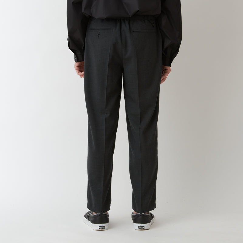 STRETCH TWILL 1 TUCK PANTS