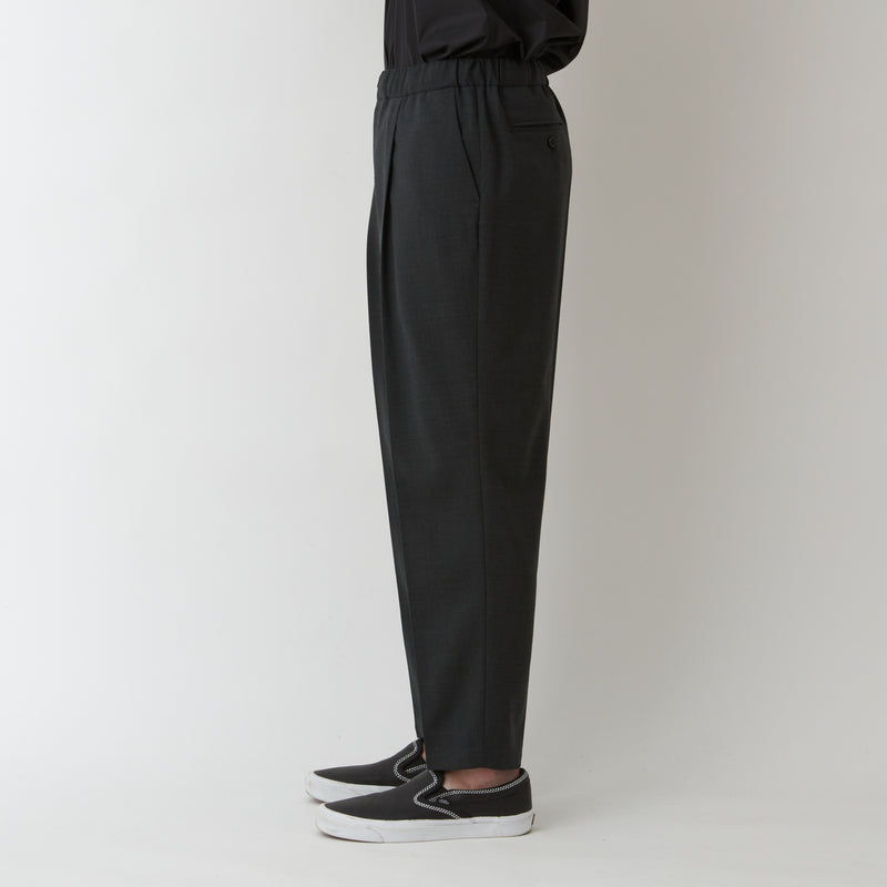 STRETCH TWILL 1 TUCK PANTS